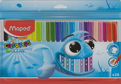 Marcadores Maped x24un x3pcs