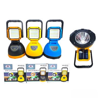 LINTERNA SOLAR 2 EN 1 81LED+1 RECARGABLE