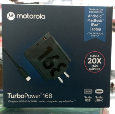 CARGADOR MOTOROLA USB-C 1 USB 168W TURBO