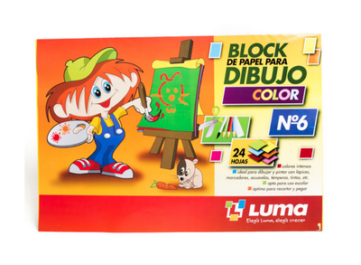 Block Hojas de Color Luma N6 20HJS