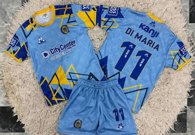 Conjunto de futbol Sublimado niño Rosario central 