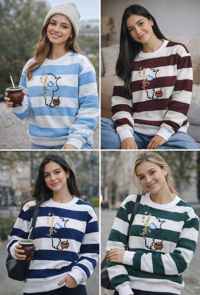 Buzo Unisex friza premium Argentina Varios modelos 