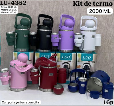 GALON TERMO 2L CON PORTA YERBA