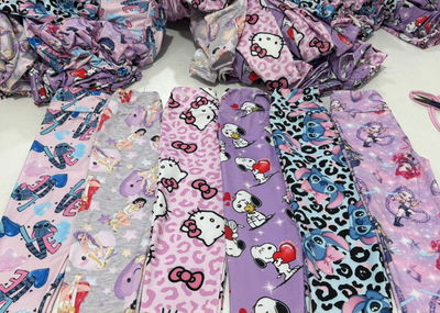 Pack x 7 - calzas retro frizada infantil