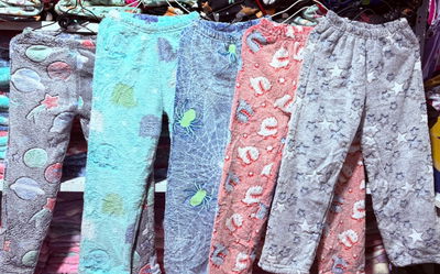 Pack x 7 - pantalón luminoso plush infantil