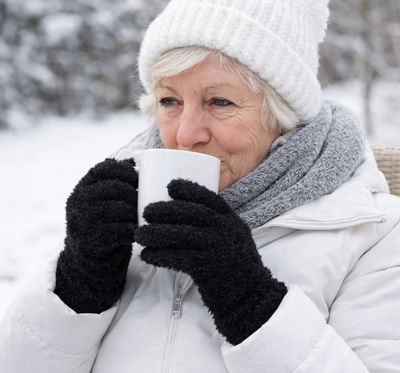 Docena de guantes de dama pelo de mono