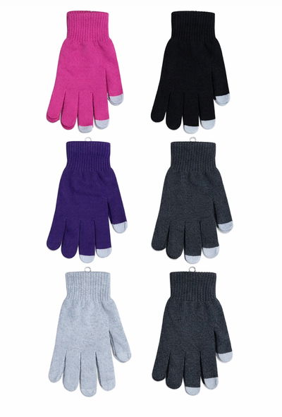 Docena de guantes táctil adulto 