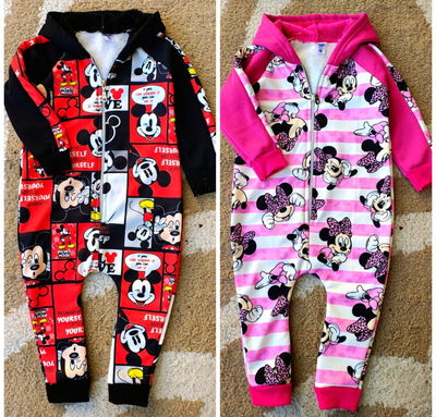 Curva completa de enteritos frizados de bebé