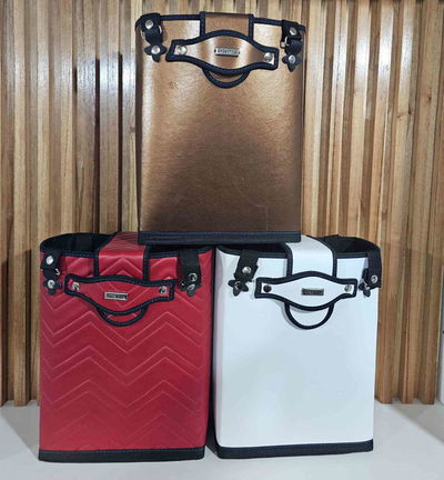 Bolso Matero de Cuerina Liso