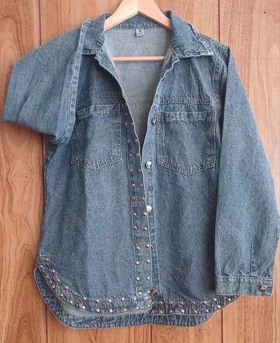 CAMISACO DE JEAN CON DAMA