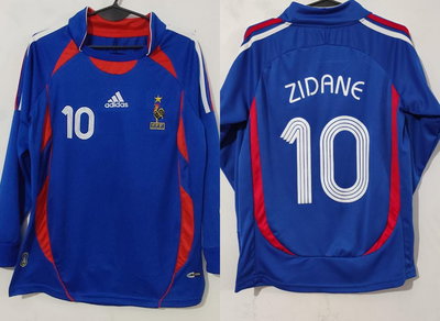 CURVA CAMISETA MANGA LARGA FRANCIA 2006 RETRO (TALLE S AL XXL)