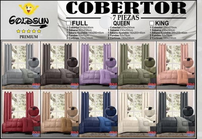 Cobertor 7 piezas con corderito Goldsun 2 1/2