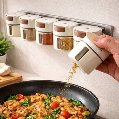 ESPECIERO IMANTADO DE PARED X 6 PIEZAS