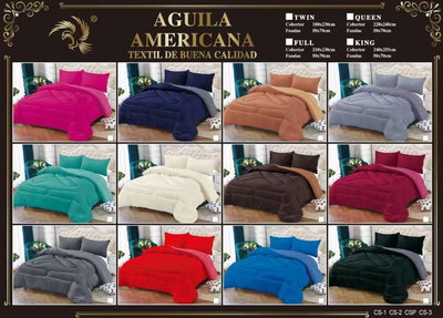 Endredon con corderito liso 3 piezas(varias medidas)