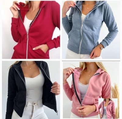 Campera de Dama Algodón con piel 