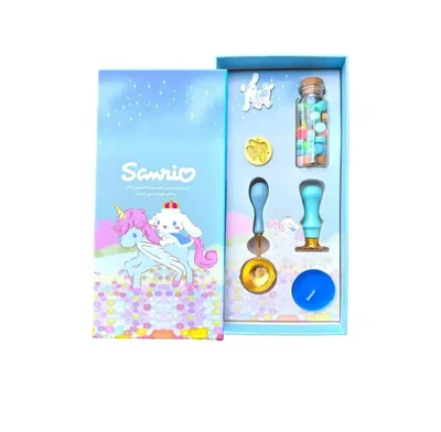 SET CHICO SANRIO SELLOS CERA - SET PARA CARTAS