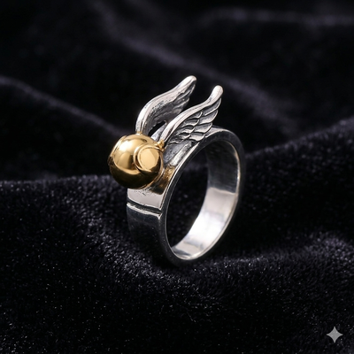 Anillo Harry Potter Stitch dorada