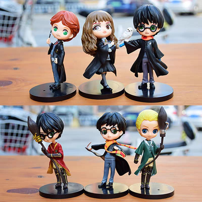 PACK X 6 FIGURAS HARRY POTTER 