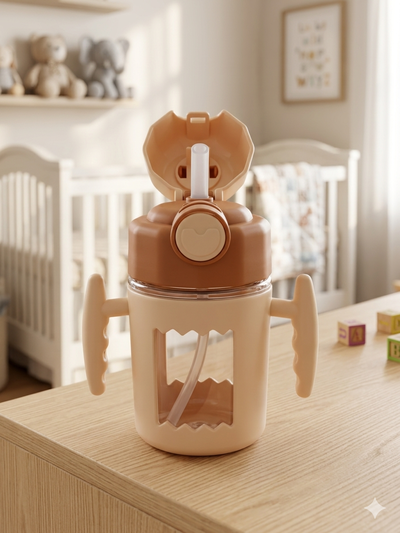 Botella tomatodo para niños con sorbete