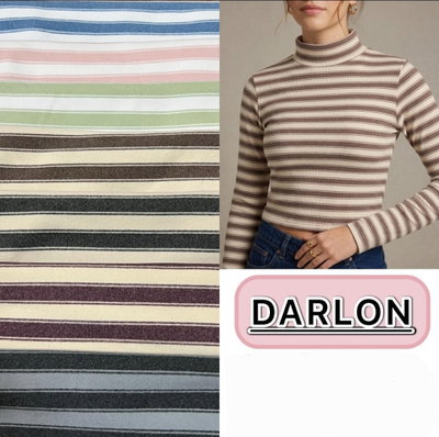 Pack x 6 polera darlon rayada