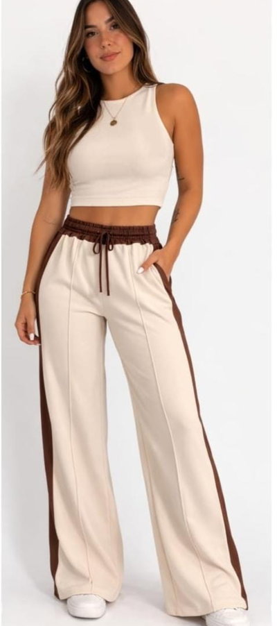 Palazo bicolor darlon melange