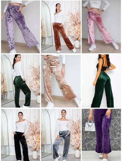 Palazo plush velvet Dama 