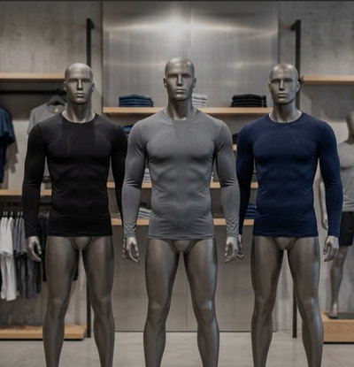 Camiseta termica de hombre x 5 unidades 