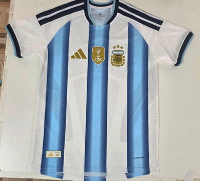 CURVA COMPLETA Camiseta Premium Termosellado ARGENTINA TITULAR 2026 NIÑOS
