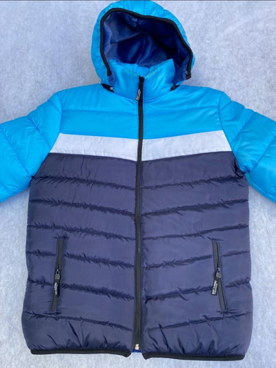 Campera de hombre combinada con piel