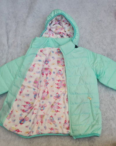 Campera de nena con piel