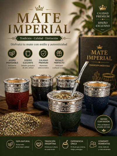 PACK x 6 - Mate Imperial Calabazas