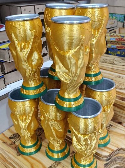 Vaso 3D mundial 1 litro