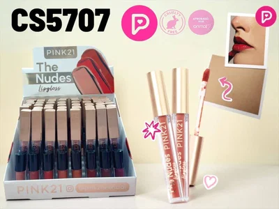 CAJA DE LABIAL NUDE PINK 21 X 48 UNIDADES