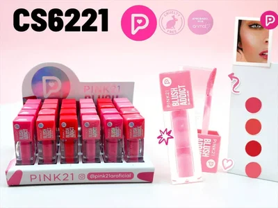 CAJA DE LABIAL BLUSH PINK 21 X 24 UNIDADES