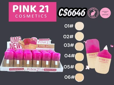 CAJA DE BASE LIQUIDA OMG NEEW PINK 21 X 24 UNIDADES
