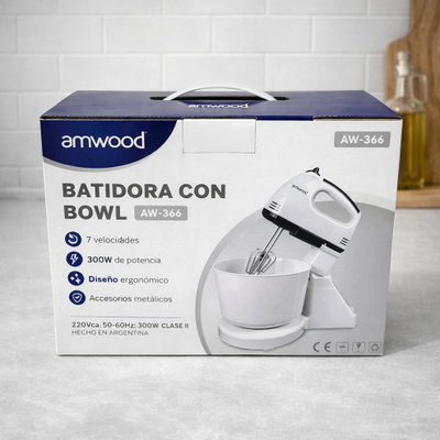 Batidora con Bowl
