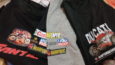  REMERAS MOTO