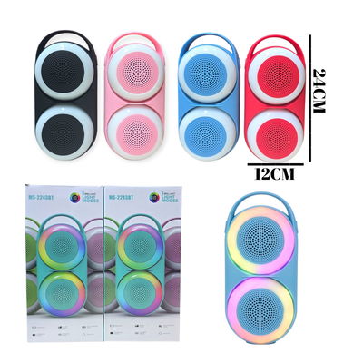 PARLANTE BLUETOOTH 2X3 PULGADAS C/LUCES