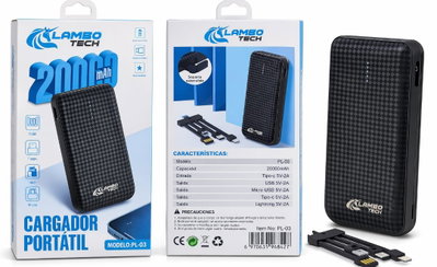 CARGADOR PORTATIL 20.000 LAMBO