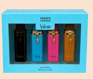 SET 4 PERFUME FRECH AVENUE VULCAN 30ml