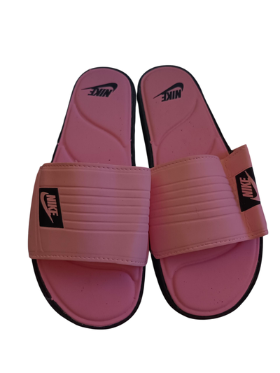 Ojotas importadas premium Nike rosa y negro