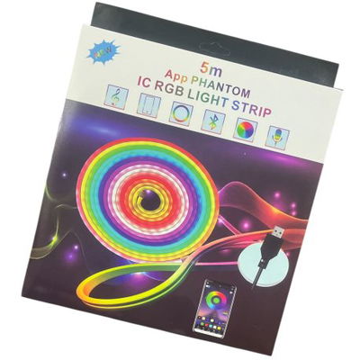 Tira led neon c/aplicacion USB