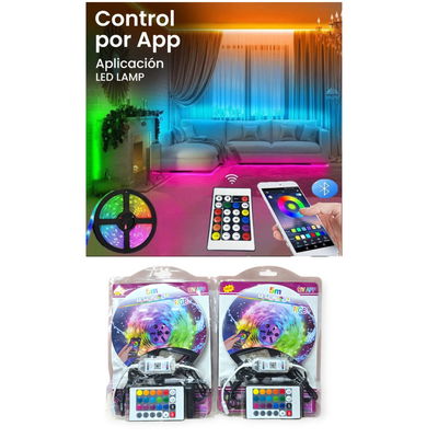 TIRA LED RGB BLUETOOTH 5MTS