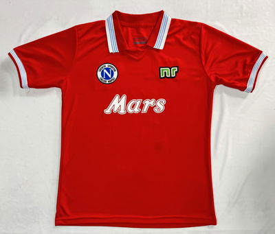 Camiseta Napoli Maradona en Rojo