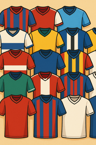 Camisetas de fútbol surtidas x 10 unidades