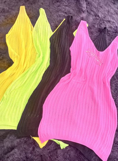 Vestido de verano hilo de acrílico