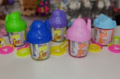 Slime casita con lanza disco x 6 unidades