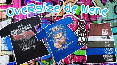 Pack x 7 remeras Overzice infantil 
