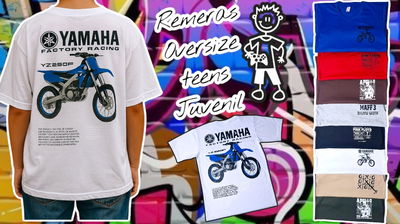 Pack x 7 remeras Overzice juvenil 