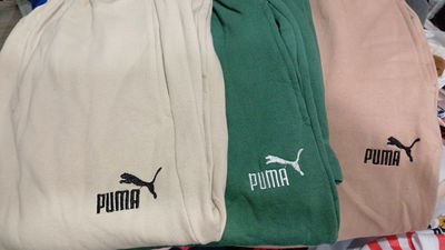 Pantalón palazo frizado Puma BORDADO